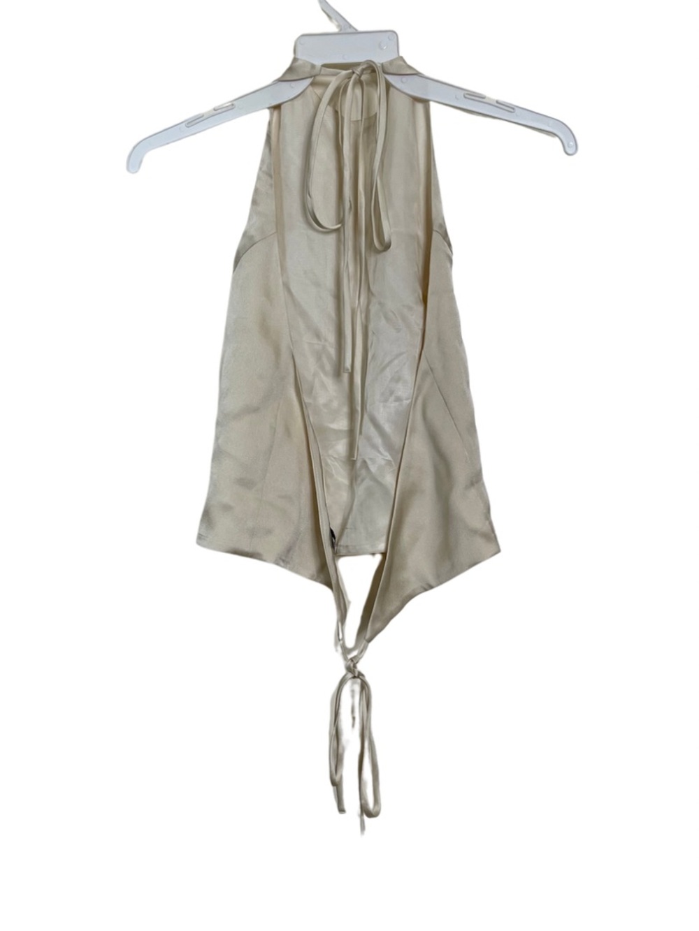 Anine Bing Leslie Top in Oyster - Picture 9 of 13